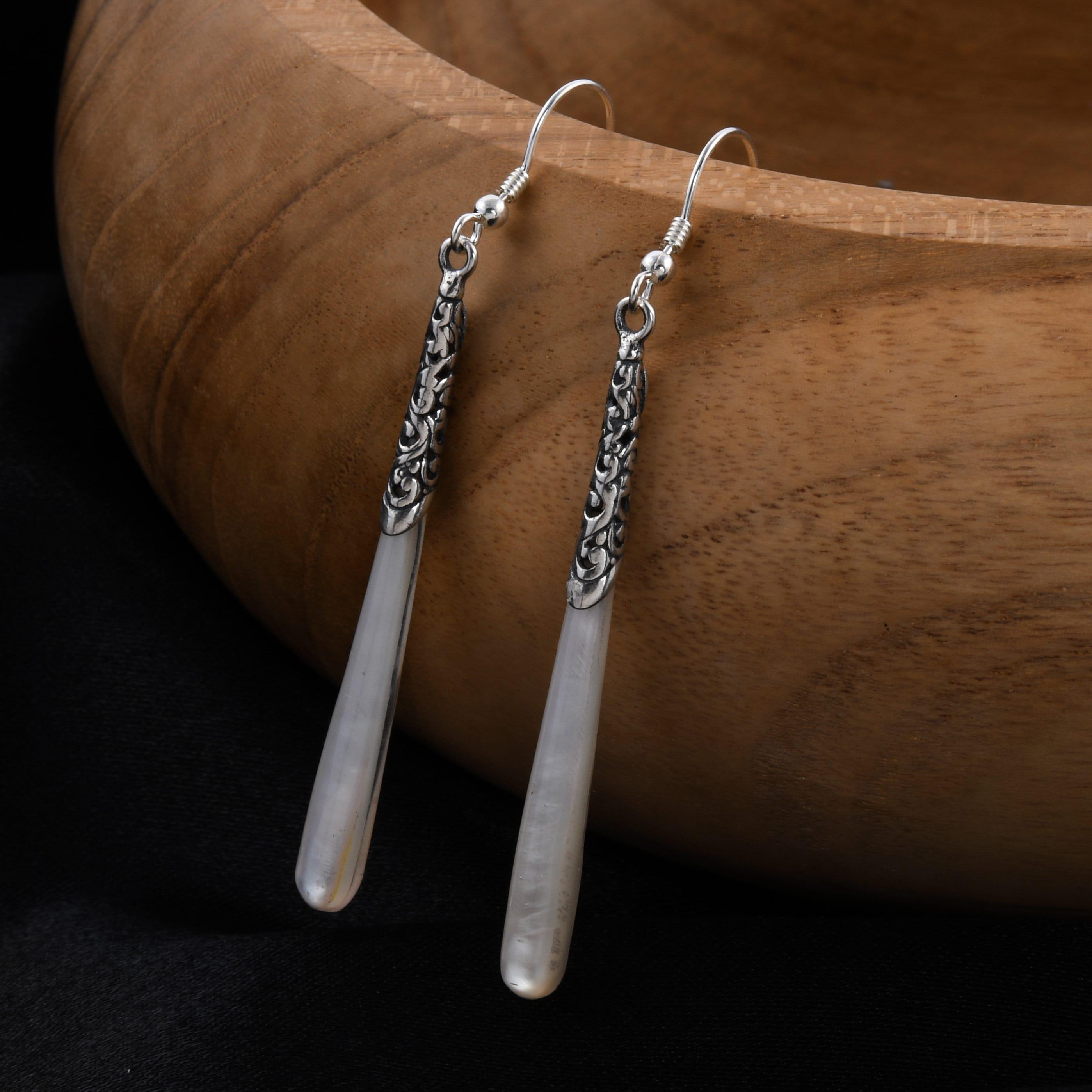 Sterling silver deals dangle earrings