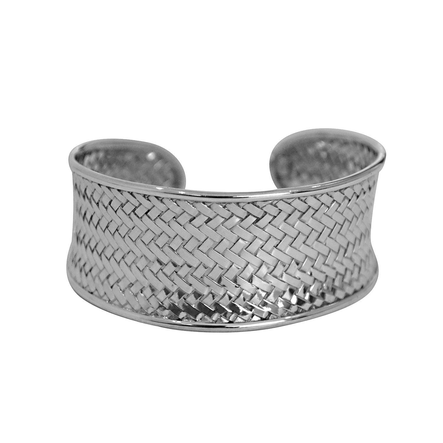 Bamboo hot sale silver bangle