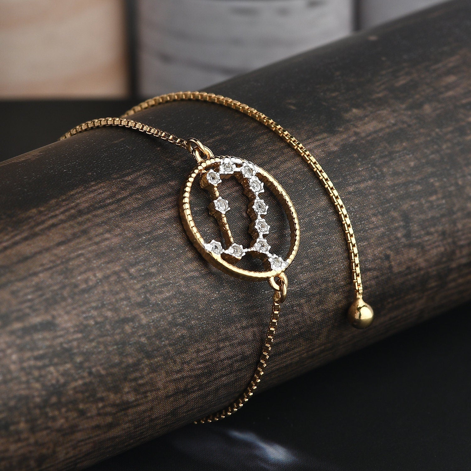 Genuine Gemini Constellation 925 Silver Bracelet | Star Sign Bracelet | Astrology bracelet | Zodiac Bracelet for Women | Gift for her