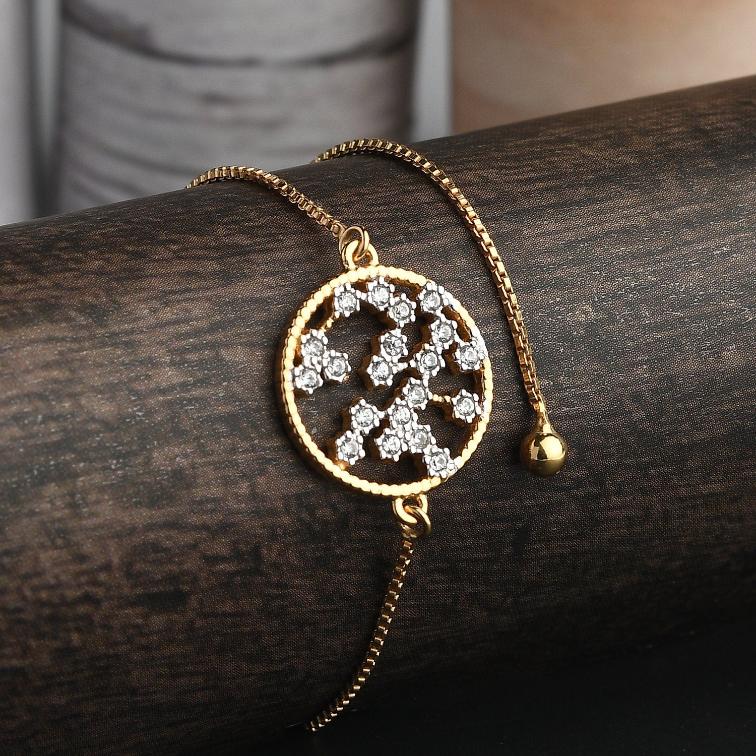 Genuine Sagittarius Constellation 925 Silver Bracelet | Star Sign Bracelet | Astrology bracelet | Zodiac Bracelet for Women | Gift for her