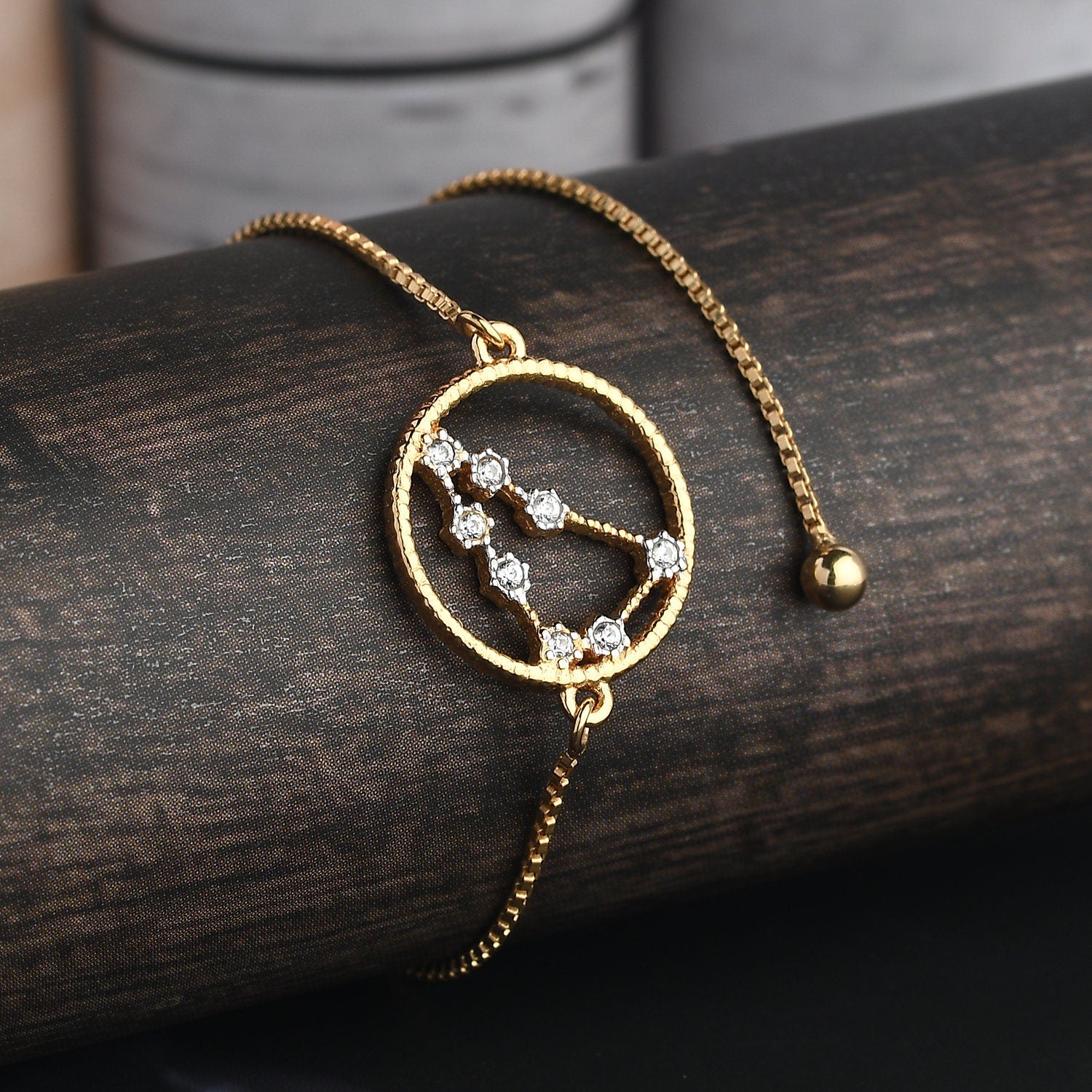 Genuine Capricorn Constellation 925 Silver Bracelet | Star Sign Bracelet | Astrology bracelet | Zodiac Bracelet for Women | Gift for her