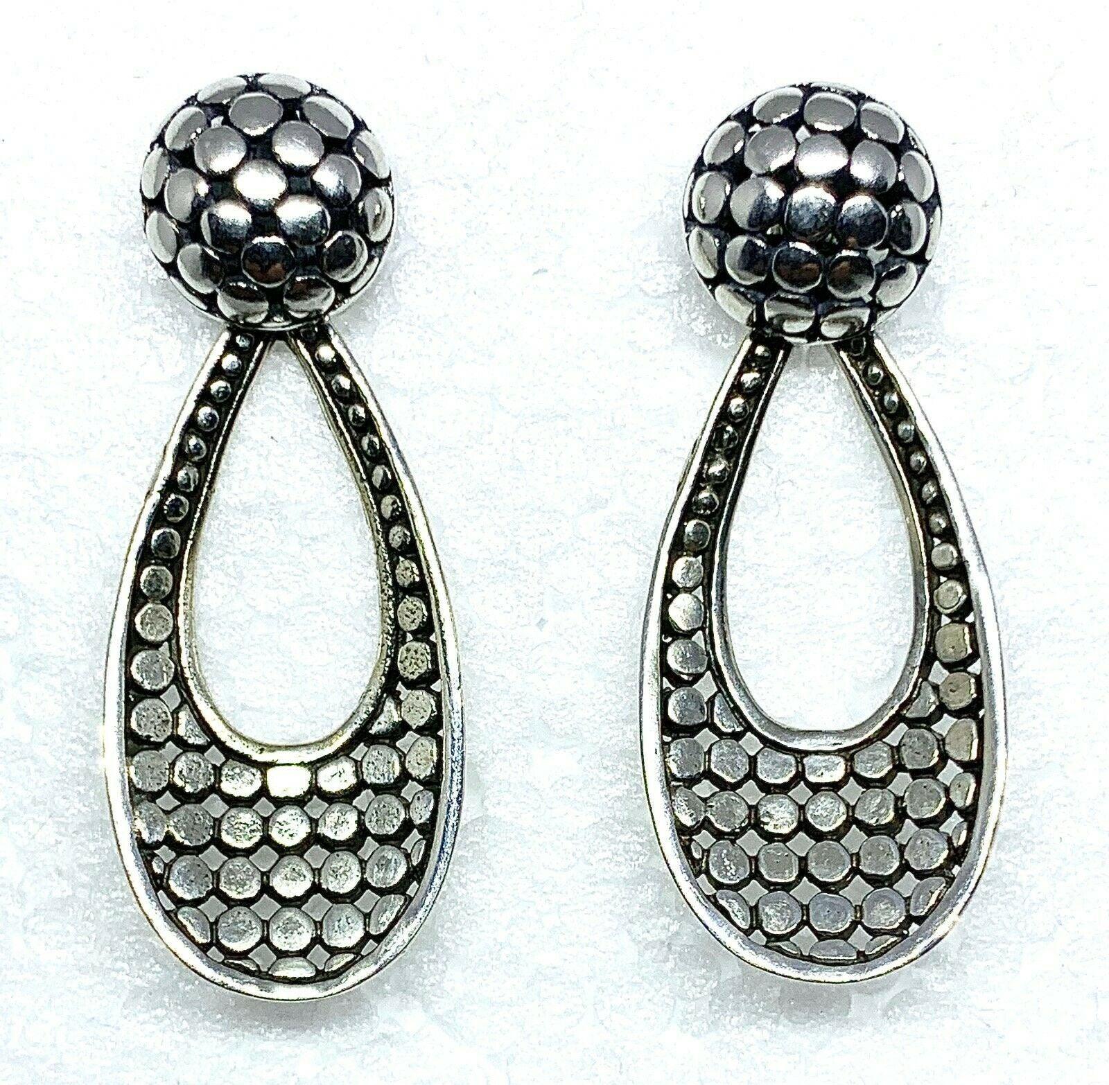 Sterling Silver Designer Handmade Long Studs Earrings - Inspiring Jewellery