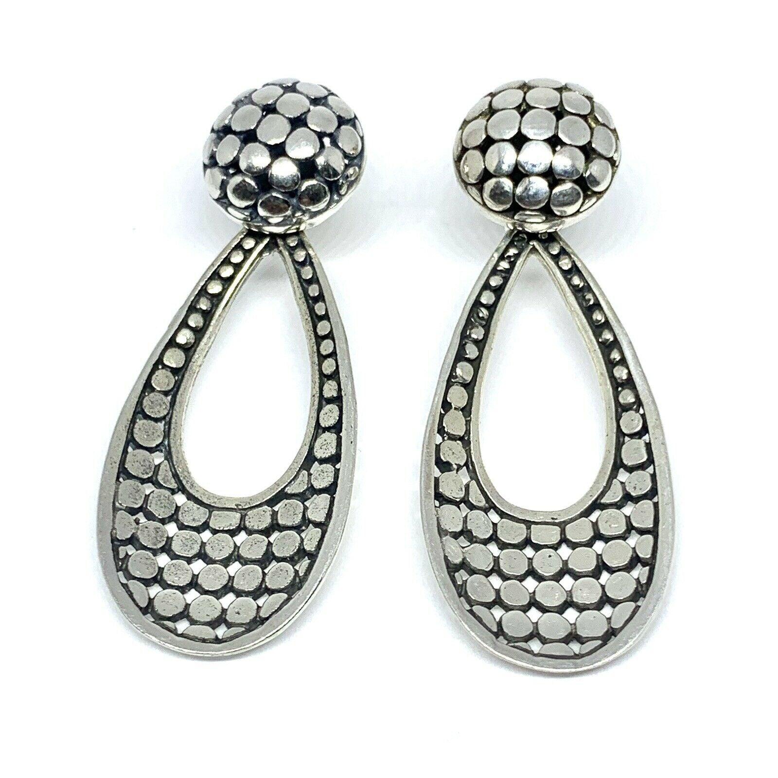 Sterling Silver Designer Handmade Long Studs Earrings - Inspiring Jewellery