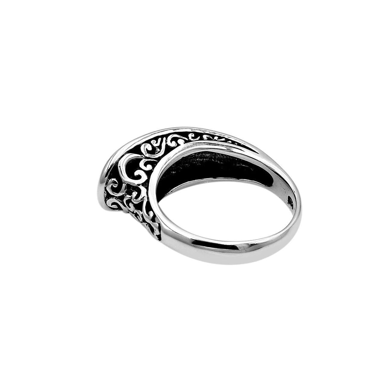 Vintage Designer Handmade BALI BAND Ring in 925 Sterling Silver - Size L , M , N , O , P , Q - Inspiring Jewellery